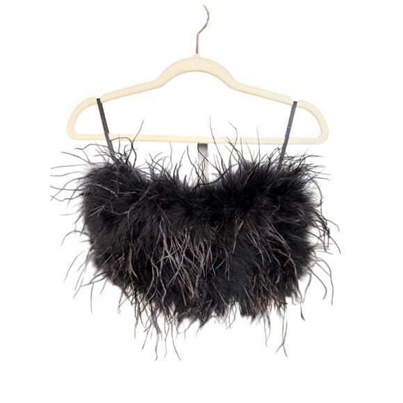$295 Lamarque Zaina Feather Boustier Small - Picture 4 of 8